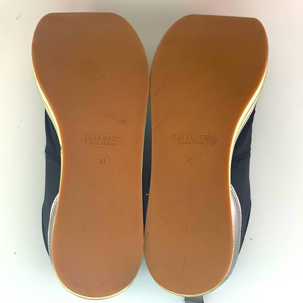 Zara Basic Collection Platform Lace Up Sneaker Wo… - image 5